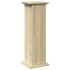 Pedestal expositor con almacenaje roble Sonoma 31x30x90