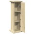 Pedestal expositor con almacenaje roble Sonoma 31x30x90