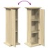 Pedestal expositor con almacenaje roble Sonoma 31x30x90