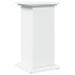 Pedestal expositor con almacenaje madera blanco 31x30x60