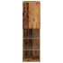 Mueble para TV con luces LED madera envejecida 30,5x30x102