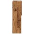 Mueble para TV con luces LED madera envejecida 30,5x30x102