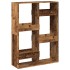 Estantería de madera de ingeniería envejecida 100x33x135