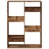 Estantería de madera de ingeniería envejecida 100x33x135
