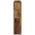 Estantería de madera de ingeniería envejecida 100x33x135