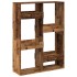 Estantería de madera de ingeniería envejecida 100x33x135