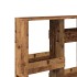 Estantería de madera de ingeniería envejecida 100x33x135