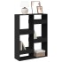 Estantería de madera de ingeniería negra 100x33x135