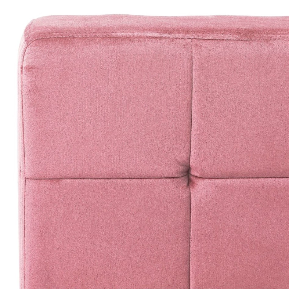 Silla de relajación de terciopelo rosa 65x79x87
