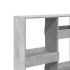 Estantería de madera de ingeniería gris hormigón 100x33x135