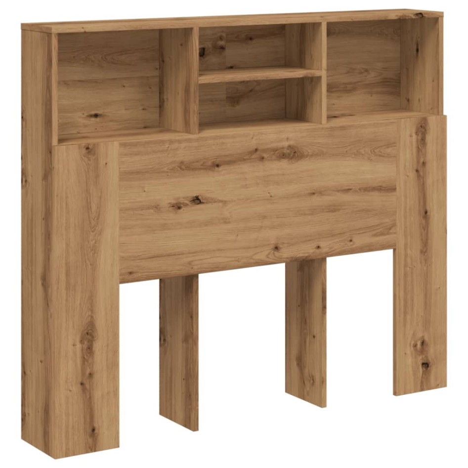 Cabecero armario madera roble artisian 120x19x103,5