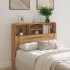 Cabecero armario madera roble artisian 120x19x103,5