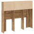 Cabecero armario madera roble artisian 120x19x103,5