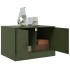 Mesa de centro acero verde oliva 67x50x44