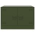 Mesa de centro acero verde oliva 67x50x44