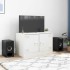 Mueble para TV de acero blanco 67x39x44