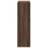 Librería divisor 3 niveles madera marrón roble 99x29x99
