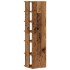 Armario zapatero madera de ingeniería envejecida 28x27x102