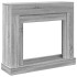 Borde de chimenea madera ingeniería gris Sonoma 100x30x87,5