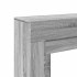 Borde de chimenea madera ingeniería gris Sonoma 100x30x87,5