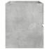 Armario para lavabo contrachapada gris hormigón 100x38,5x45