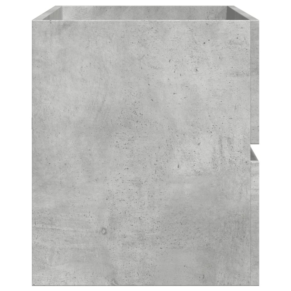 Armario para lavabo contrachapada gris hormigón 100x38,5x45