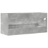 Armario para lavabo contrachapada gris hormigón 100x38,5x45