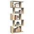 Librería divisora 5 niveles madera roble Sonoma 70x24x161