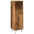 Armario de baño madera de ingeniería envejecida 30x30x100