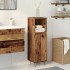 Armario de baño madera de ingeniería envejecida 30x30x100
