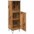 Armario de baño madera de ingeniería envejecida 30x30x100