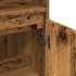 Armario de baño madera de ingeniería envejecida 30x30x100