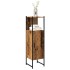Armario de baño madera de ingeniería envejecida 33x33x120,5
