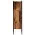 Armario de baño madera de ingeniería envejecida 33x33x120,5