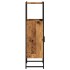Armario de baño madera de ingeniería envejecida 33x33x120,5