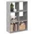 Librería divisora madera gris hormigón 69,5x29x103,5