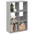 Librería divisor madera ingeniería gris Sonoma 69,5x29x103,5