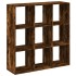 Librería divisora madera roble ahumado 102x29x103,5