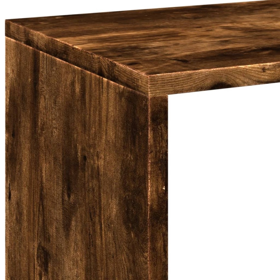 Librería divisora madera roble ahumado 102x29x103,5