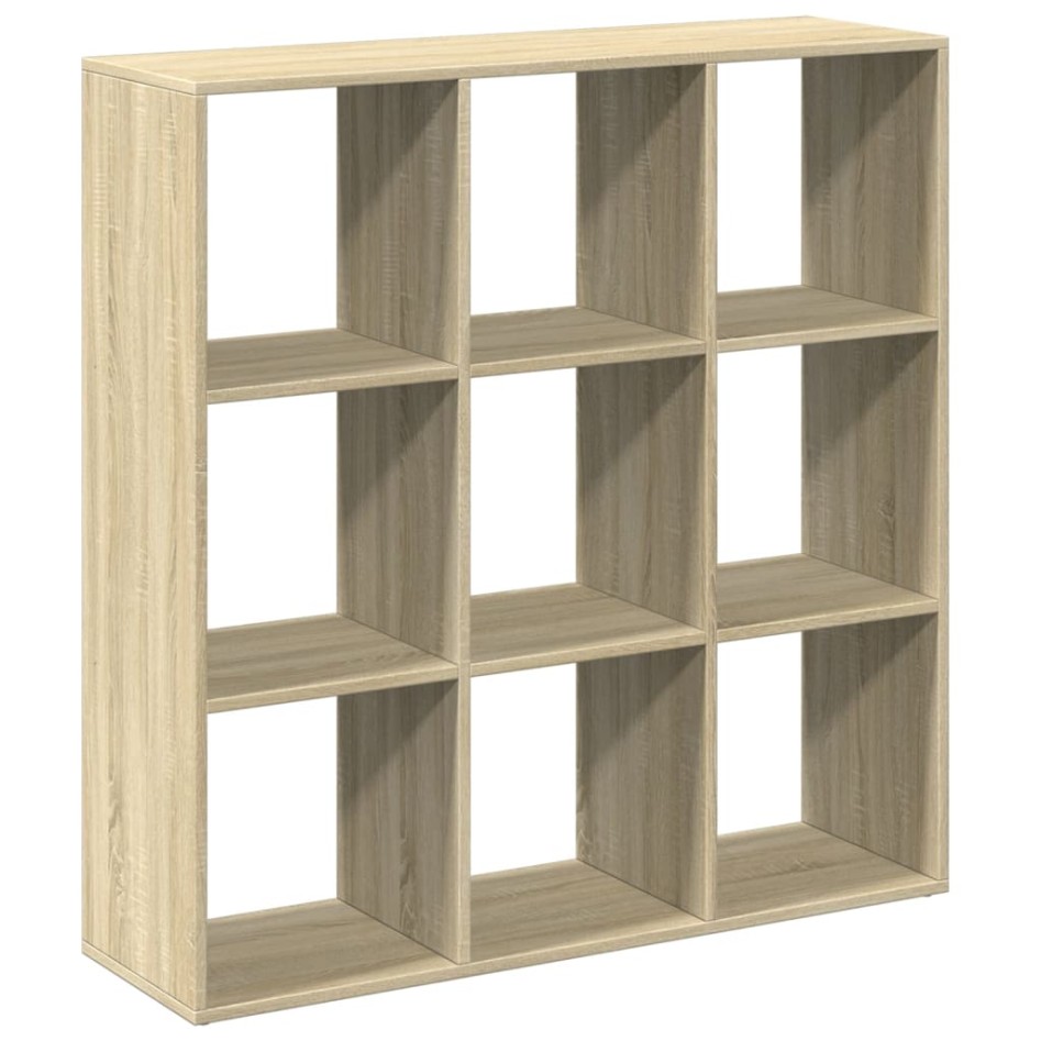 Librería divisor madera ingeniería roble Sonoma 102x29x103,5