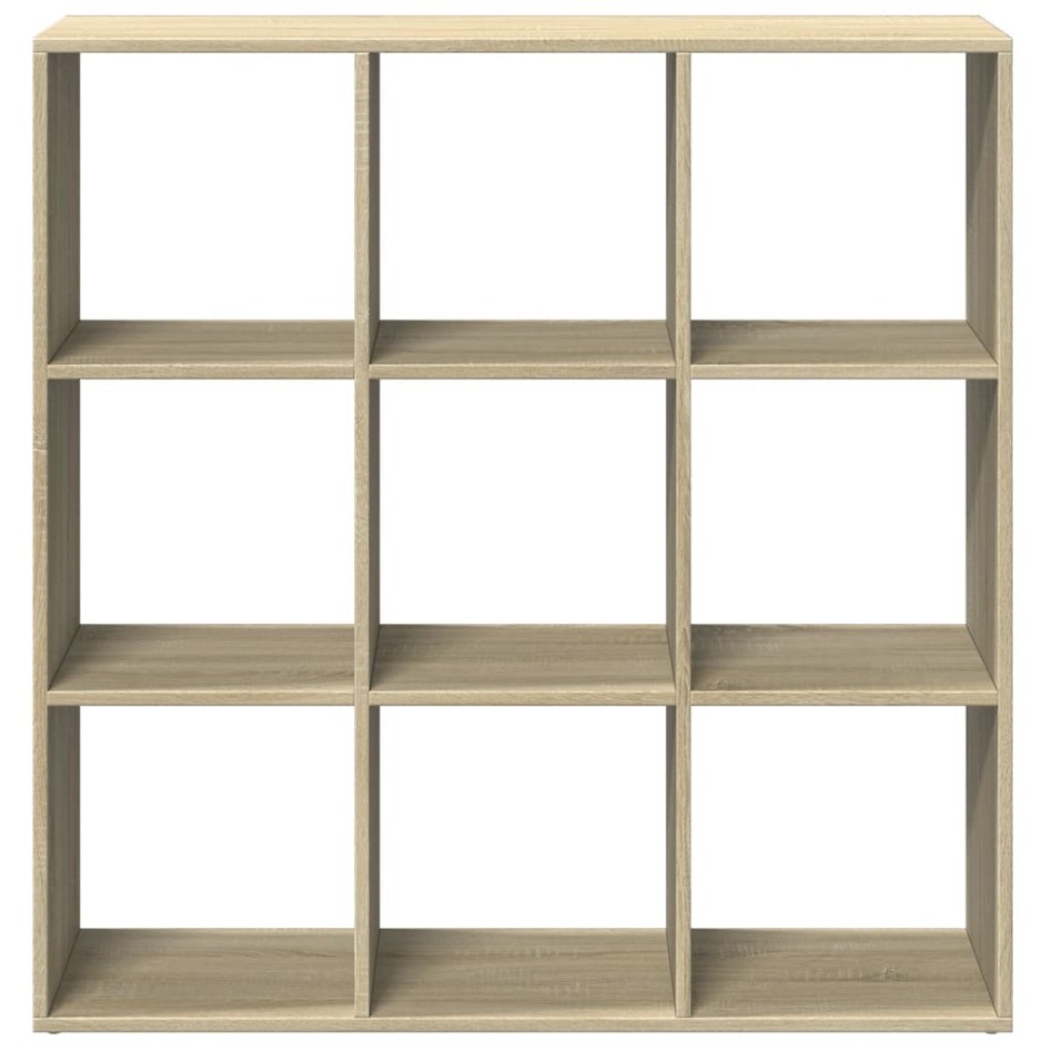 Librería divisor madera ingeniería roble Sonoma 102x29x103,5