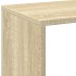 Librería divisor madera ingeniería roble Sonoma 102x29x103,5