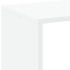 Librería divisora madera ingeniería blanca 102x29x103,5