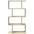 Librería divisora 4 niveles madera roble Sonoma 70x24x129