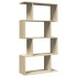 Librería divisora 4 niveles madera roble Sonoma 70x24x129