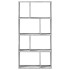Estantería de madera de ingeniería gris hormigón 60x20x120