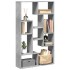 Estantería de madera de ingeniería gris hormigón 72x20x120