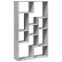 Estantería de madera de ingeniería gris hormigón 72x20x120