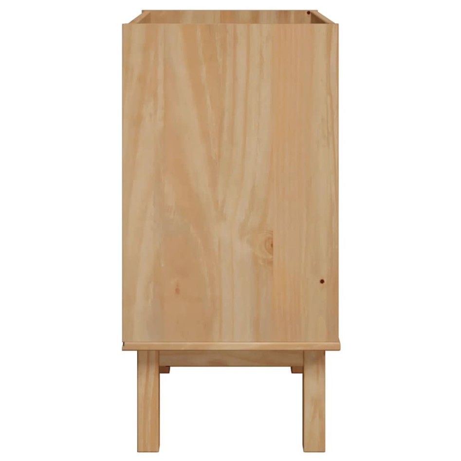 Mueble de lavabo de baño OTTA madera maciza de pino 59x40x80