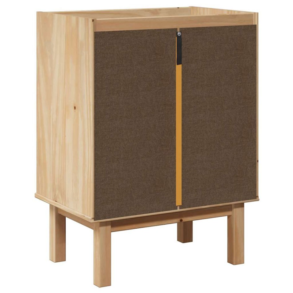 Mueble de lavabo de baño OTTA madera maciza de pino 59x40x80